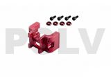 313101 Upgraded Integrated Engine mount bracket upgrade Red anodized